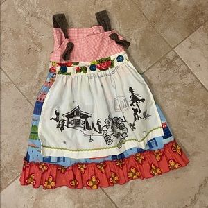 Matilda Jane vintage apron dress size 4